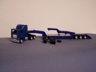Promotex/Herpa #6376 Freightliner COE with heavy haul trailer and jeep 