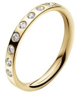 Magic Ring by Georg Jensen   18K Gold w/ 9 Brilliant Cut Diamonds 