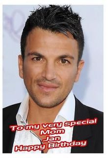 Personalised A5 Peter Andre Birthday Card Any Relation Age Sister 