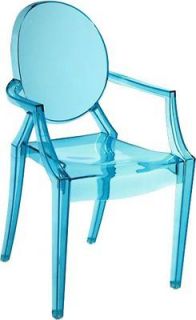  NEW Modern KIDS BLUE Clear Acrylic Lucite Lou Lou Ghost 
