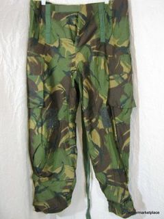 Brittish Army Protective Suit Camo Pants Trousers MK IV NO 1 NATO SZ 