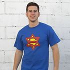Super Jew T Shirt Funny People Seth Rogen Superjew Jewish Hannukah 