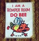 True Vtg NEW 1960s Romper Room Mr. DO BEE Decal Sticker 2x2.5