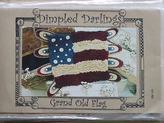 Newly listed Primitive Pattern by Dimpled Darlings Grand Old Flag