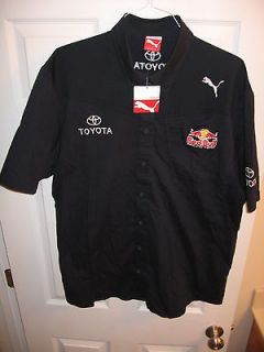   Issued Red Bull Racing Puma Pit Crew Shirt F1 Frat Party Shirt BMX