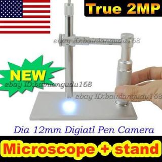 Newly listed Dia 12mm 2MP USB Handheld Digital Pen Microscope Webcam 