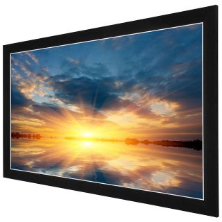 New 84 HD 169 Projector Fixed Frame Projection Screen 3 Aluminum 
