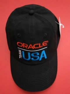 PUMA 2012 Race Oracle Team USA Sailing Ocean Racing Black Cap Hat