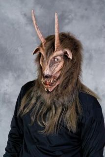 goat animal gothic horns deluxe mask costume dress 7015bs