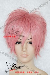 Type135 Cosplay Naz Shima cheap cigarette Short Smoke Pink Wig +gift