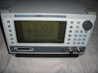 racal instruments 6103e gsm gprs digital radio test set time