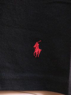 New Mens Polo Ralph Lauren Classic V Neck T shirt Black Large L 