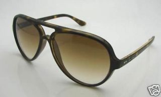 New Ray Ban Sunglasses CATS 5000 Brown Havana Gradient RB4125 710/51 