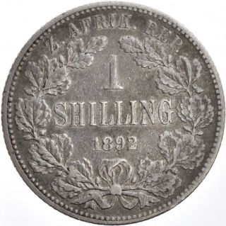south africa zar 1 shilling 1892 rare from sweden time