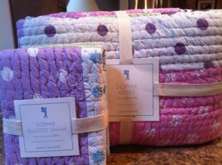 pottery barn kids sophie patchwork twin quilt sham time left