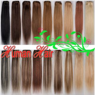 new any length clip in real human hair extensions full