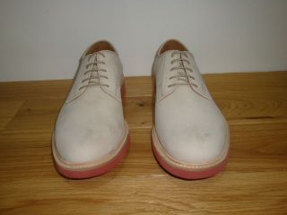 MARC JACOBS MAINLINE LACE UP DERBY RED BRICK SOLE SHOES MADE IN ITALY