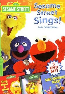 sesame street sings dvd collection 3 dvds set new sealed