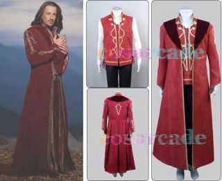 Legend of the Seeker Darken Rahl Costume Red Version   Coat, Vest