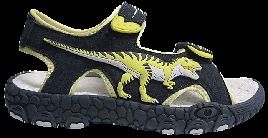 Dinosoles,W3D T Rex Slate Child Size 12 Dinosoles Sandal Toy 