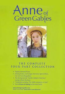 ANNE OF GREEN GABLES THE COMPLETE FOUR PART COLLECTION   NEW DVD 