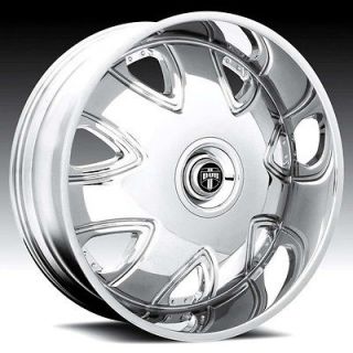 28 DUB 28x10 BANDITO Chrome Wheel & TIRE Package 28inch with TIRES