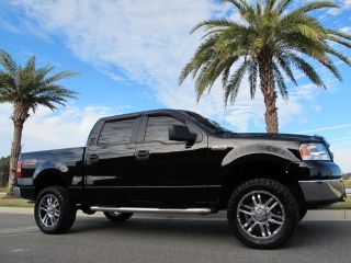   FORD F150 CREW CAB 4X4 XLT NEW 20 WHEELS & TIRES AWESOME PICKUP TRUCK