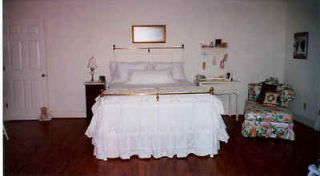 antique iron bed conversion to queen size we can convert