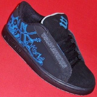   WORLD INDUSTRIES SMITH LE Black/Blue Athletic Sneakers Skate Shoes