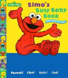 Elmos Busy Baby Book by Stephanie St. Pierre 1999, Board Book