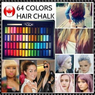   Temporary Washable Hair Chalk Pastel Dye DIY Salon Art Kit Rock Club