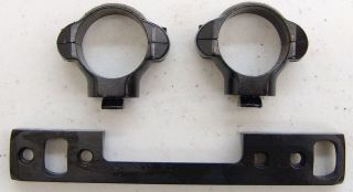 redfield colt auto double dovetail scope mount base rings time