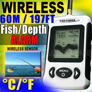 wireless portable dot matrix fish finder sonar radio from hong