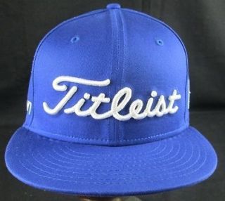 Titleist by New Era 59/50 FJ & Pro V1 Royal Blue Hat True Fitted sizes 