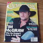 tim mcgraw sara evans country music magazine 1999 buy it
