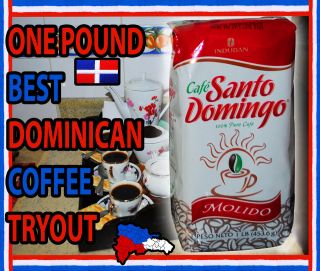 FRESH CAFE SANTO DOMINGO 1 BAG POUND GROUND COFFEE TRYOUT BEST 
