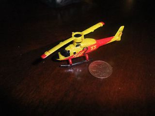 Newly listed Micro Machines BELL 222 HELICOPTER RED YELLOW 2 *FREE US 