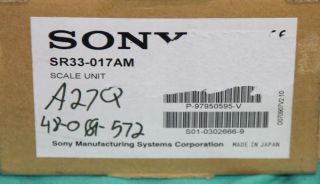 sony sr33 017am scale unit linear magnescale 