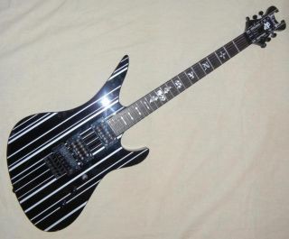 Schecter Diamond Series Synyster Gates Custom, Black and Silver 