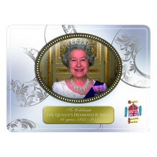   QUEENS DIAMOND JUBILEE WALKERS BISCUITS TIN queen elizabeth ll 60th