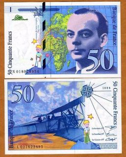 france 50 francs 1994 p 157a 157aa unc time left