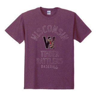 Wisconsin Timber Rattlers Maroon Rising Star Softstyle T Shirt