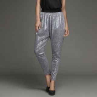 Kardashian Kollection Sequin Harem Black Pants Size XS NWT $99