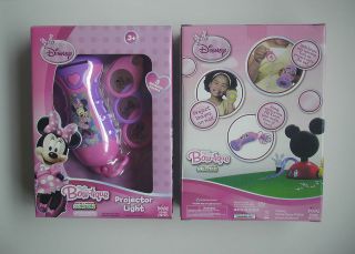 Disney Mickey MINNIE Mouse Clubhouse Projector Light Flashlight Toy 