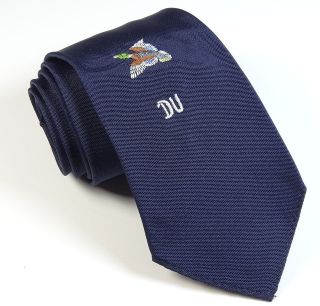   Mallard Duck Rogers Peet Company Blue Short 52 SILK Neck Tie Necktie