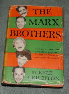 THE MARX BROTHERS   Biography 1950   Kyle Crichton   HB Book 1st 