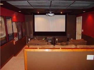 newly listed projector screen home theater movie 120 fixed wall
