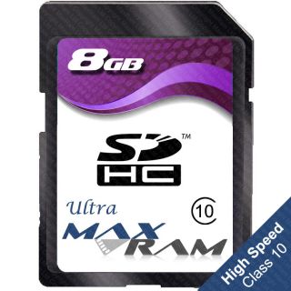 8GB SDHC Memory Card for Digital Cameras   Olympus FE 4040 & more