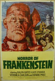   of Frankenstein Sci fi Hammer J.Sangster OS English (27x41 inch