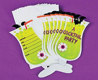 Voodoo Cocktail Party ~ Halloween Party Invitations ~ 8 ct ~